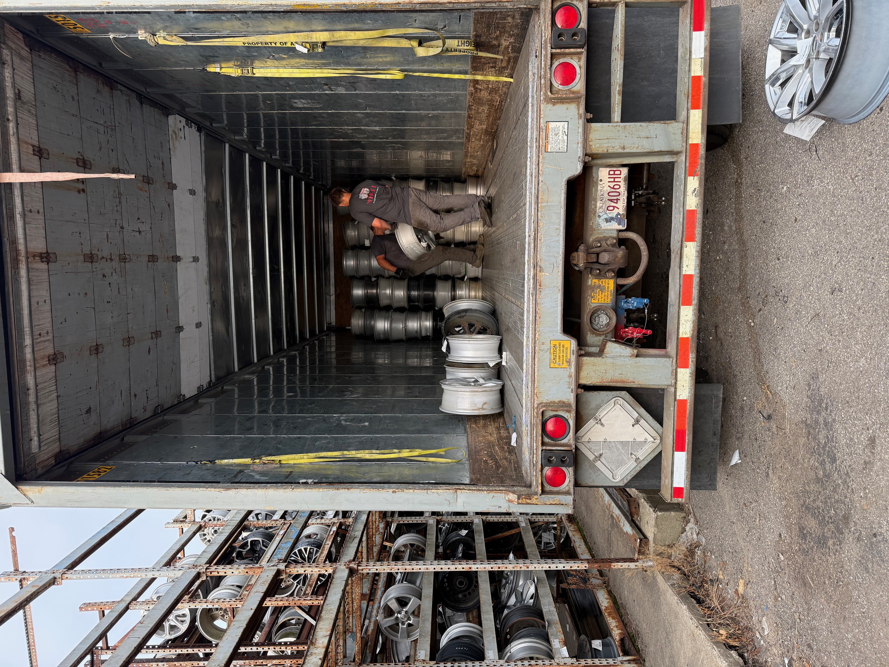 Wheel Management Systems logistics truck on the road