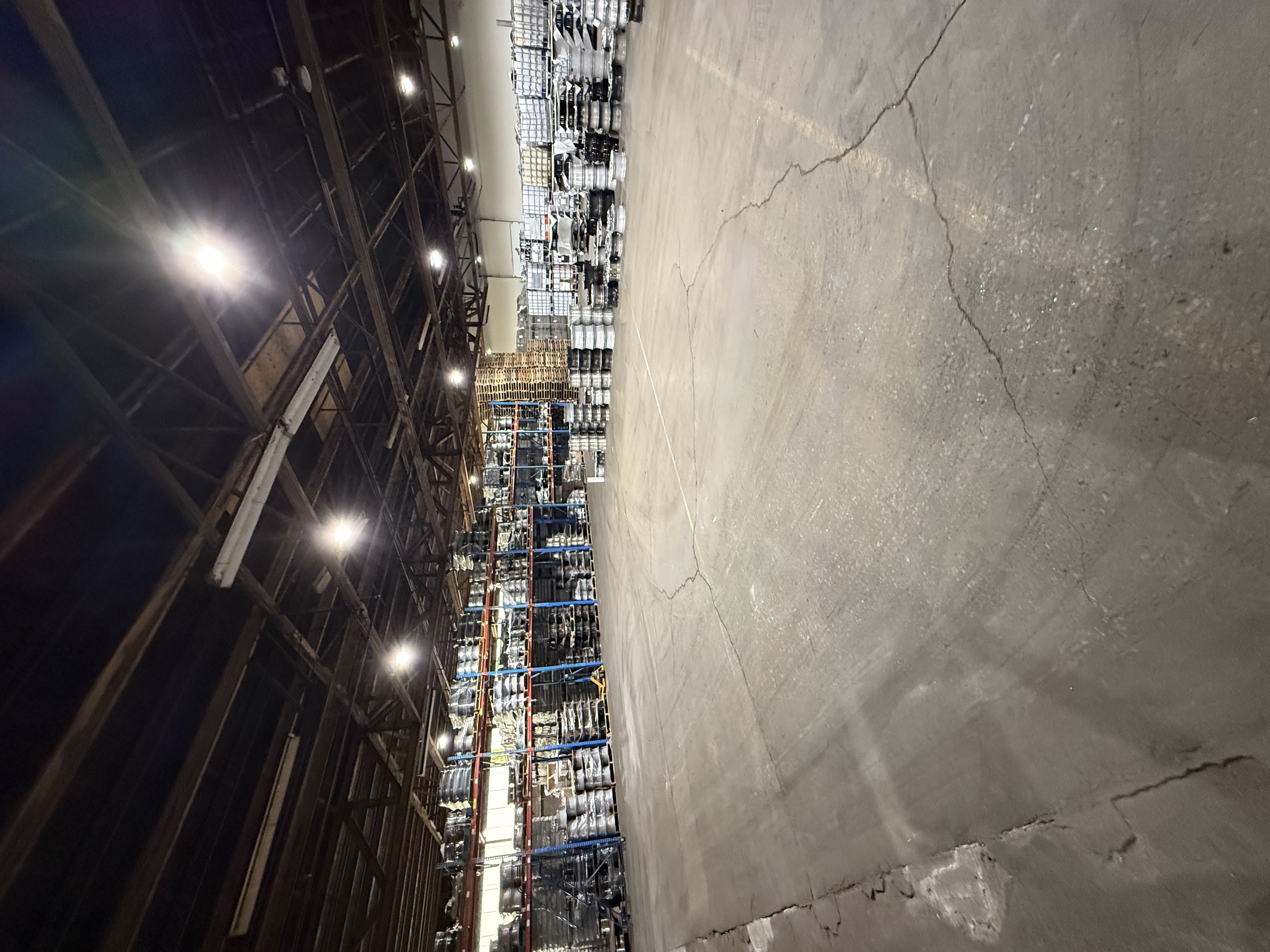 Sorting and processing wheels in the warehouse